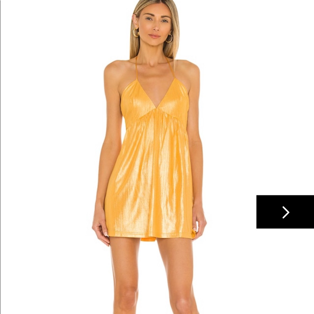 Superdown Margo halter shift dress